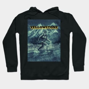 Sasquatch in Yellowstone Hoodie